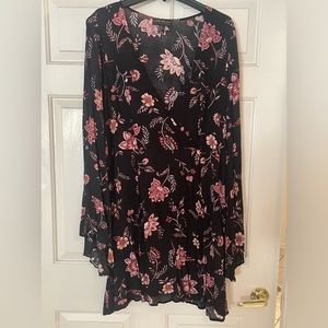Plus size floral dress